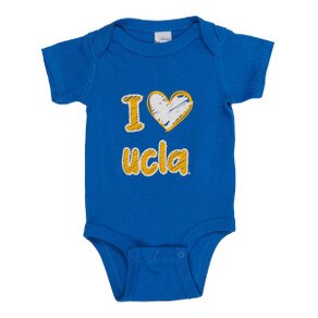 i love UCLA baby romper, infants
